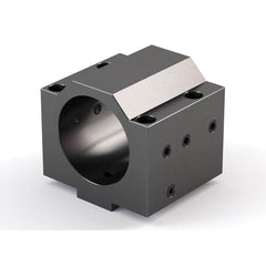 Global CNC Industries - Turret & VDI Tool Holders; Type: Mazak ID Block ; Clamping System: 94mm X 60mm ; Tool Axis: ID ; Through Coolant: No ; Additional Information: 4 Mounting Holes - Exact Industrial Supply