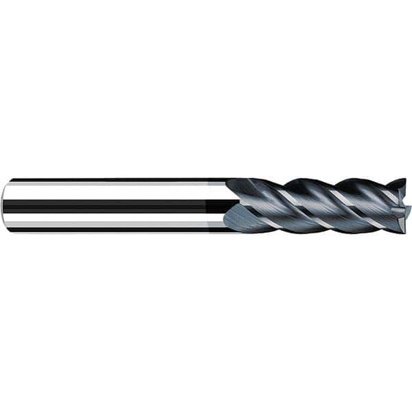 Fraisa - 3/8, 1" LOC, 3/8" Shank Diam, 2-3/4" OAL, 4 Flute Solid Carbide Square End Mill - Eagle Tool & Supply