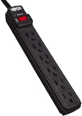 Tripp-Lite - 6 Outlets, 120 VAC15 Amps, 6' Cord, Power Outlet Strip - Floor, Keyhole Mount, 5-15 NEMA Configuration, 1.1" Strip - Eagle Tool & Supply