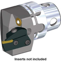 Kennametal - A3 & A4 Modular Blade Insert, 68.5mm Head Length, Modular Grooving Blade Holder Head - Right Hand Cut, System Size KM4X63, Through Coolant, Series KGMS - Eagle Tool & Supply