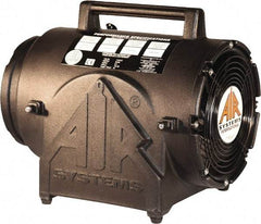 AIR Systems - 8" Inlet, Electric AC Contractor Grade Axial Fan - 0.33 hp, 823 CFM (Free Air), Explosion Proof, 220 Max Voltage Rating - Eagle Tool & Supply