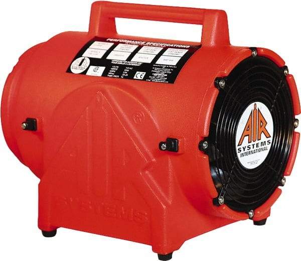 AIR Systems - 8" Inlet, Electric AC Contractor Grade Axial Fan - 0.33 hp, 826 CFM (Free Air), 220 Max Voltage Rating - Eagle Tool & Supply