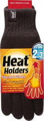 Grabber - Size M Work Gloves - For General Purpose, Uncoated, Slip-On Cuff, Full Fingered, Black, Paired - Eagle Tool & Supply