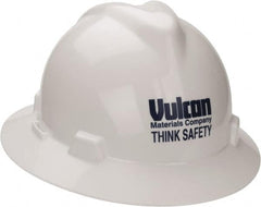 MSA - ANSI Type I Class E 4-Point Ratchet Hard Hat - Eagle Tool & Supply