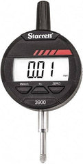 Starrett - Electronic Drop Indicators Minimum Measurement (Decimal Inch): 0.0000 Minimum Measurement (mm): 0.00 - Eagle Tool & Supply