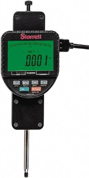 Starrett - Electronic Drop Indicators Minimum Measurement (Decimal Inch): 0.0000 Minimum Measurement (mm): 0.00 - Eagle Tool & Supply