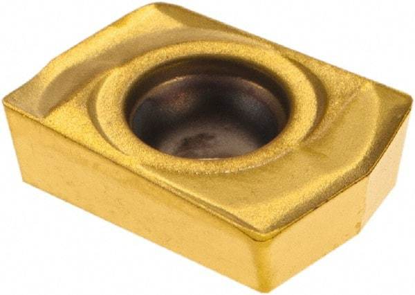 Kennametal - DFR030204 LD Grade KC7140 Carbide Indexable Drill Insert - TiN Finish, Parallelogram, 6mm Inscribed Circle - Eagle Tool & Supply