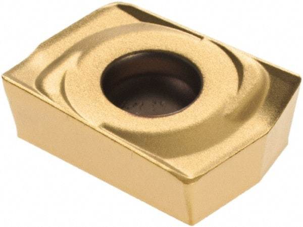 Kennametal - DFR040304 LD Grade KC7140 Carbide Indexable Drill Insert - TiN Finish, Parallelogram, 8mm Inscribed Circle - Eagle Tool & Supply