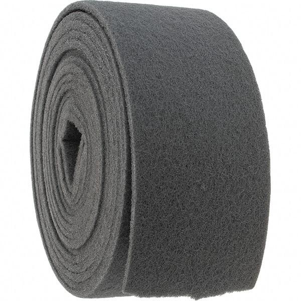 Brite Star - 30' Long x 6" Wide Nonwoven Roll - Very Fine Grade, Gray, Silicon Carbide - Eagle Tool & Supply
