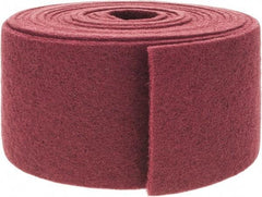 Brite Star - 30' Long x 6" Wide Nonwoven Roll - Very Fine Grade, Purple, Aluminum Oxide - Eagle Tool & Supply