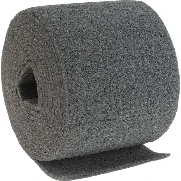 Brite Star - 20' Long x 8" Wide Nonwoven Roll - Very Fine Grade, Gray, Silicon Carbide - Eagle Tool & Supply