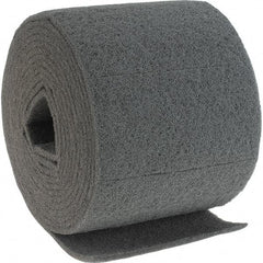 Brite Star - 20' Long x 8" Wide Nonwoven Roll - Very Fine Grade, Gray, Silicon Carbide - Eagle Tool & Supply