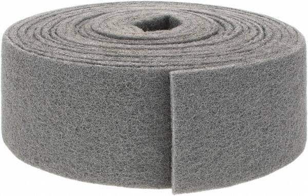 Brite Star - 30' Long x 4" Wide Nonwoven Roll - Very Fine Grade, Gray, Silicon Carbide - Eagle Tool & Supply