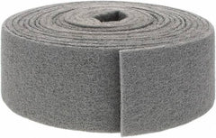 Brite Star - 30' Long x 4" Wide Nonwoven Roll - Very Fine Grade, Gray, Silicon Carbide - Eagle Tool & Supply