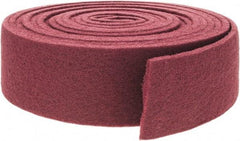 Brite Star - 30' Long x 4" Wide Nonwoven Roll - Very Fine Grade, Purple, Aluminum Oxide - Eagle Tool & Supply