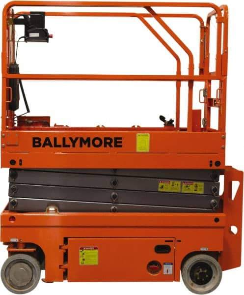 Ballymore - Cherry Pickers (Personal Lifts) Type: Drivable Mini Scissor Lift Type of Power: 24V DC - Eagle Tool & Supply