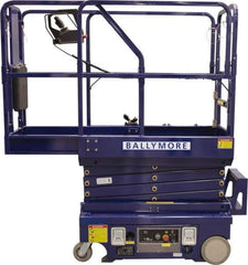 Ballymore - Cherry Pickers (Personal Lifts) Type: Drivable Mini Scissor Lift Type of Power: 12V DC - Eagle Tool & Supply