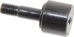 Accurate Bushing - 1/2" Roller Diam x 3/8" Width, 0.19" Stud Diam x 5/8" Length, Stud Cam Follower - Steel, 1/4" Thread Length, 10-32 Thread, 1" OAL, 970 Lb Dynamic Cap, 720 Lb Static Cap - Eagle Tool & Supply