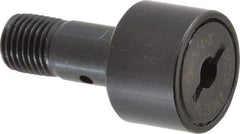 Accurate Bushing - 3/4" Roller Diam x 1/2" Width, 3/8" Stud Diam x 7/8" Length, Stud Cam Follower - Steel, 3/8" Thread Length, 3/8-24 Thread, 1-3/8" OAL, 2,140 Lb Dynamic Cap, 2,260 Lb Static Cap - Eagle Tool & Supply