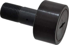 Accurate Bushing - 1-3/4" Roller Diam x 1" Width, 3/4" Stud Diam x 1-3/4" Length, Stud Cam Follower - Steel, 7/8" Thread Length, 3/4-16 Thread, 2-3/4" OAL, 7,870 Lb Dynamic Cap, 7,950 Lb Static Cap - Eagle Tool & Supply