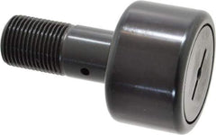 Accurate Bushing - 2" Roller Diam x 1-1/4" Width, 7/8" Stud Diam x 2" Length, Stud Cam Follower - Steel, 1" Thread Length, 7/8-14 Thread, 3-1/4" OAL, 10,370 Lb Dynamic Cap, 10,700 Lb Static Cap - Eagle Tool & Supply