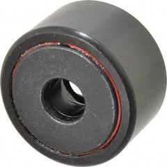 Accurate Bushing - 1/2" Bore, 1-3/4" Roller Diam x 1" Roller Width, Steel Yoke Cam Follower - 7,870 Lb Dynamic Load Capacity, 1-1/16" Overall Width - Eagle Tool & Supply