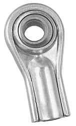 Alinabal - 3/8" ID, Female Spherical Rod End - 3/8-24 LH, Carbon Steel with Nylon Raceway - Eagle Tool & Supply