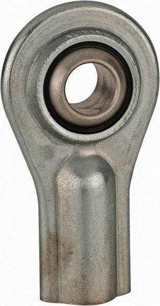 Alinabal - 5/16" ID, Female Spherical Rod End - 5/16-24 RH, Carbon Steel with Nylon Raceway - Eagle Tool & Supply