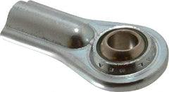 Alinabal - 3/8" ID, Female Spherical Rod End - 3/8-24 RH, Carbon Steel with Nylon Raceway - Eagle Tool & Supply