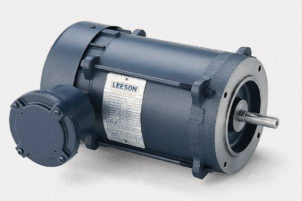 Leeson - 3/4 hp Explosion Proof Motor - E56C NEMA Frame, 208-230/460 Volts, 72% Efficiency at Full Load - Eagle Tool & Supply