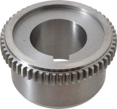 Lovejoy - 1-7/8" Inside x 4-3/4" Outside Diam, Rigid Coupling Hub - 1/2" Keyway Width x 1/4" Keyway Depth - Eagle Tool & Supply