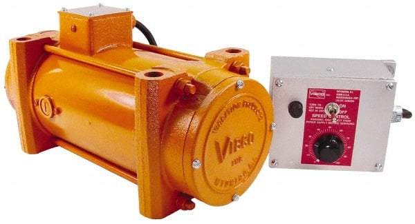 Vibco - 1 Phase, 3.5 Amp, 115 Volt, 13-3/16" Long, Electric Vibrators - 0 to 500 Lbs. Force, 70 Decibels - Eagle Tool & Supply