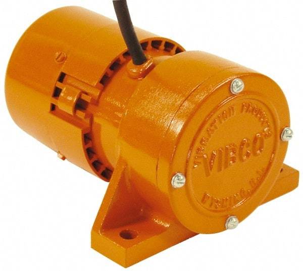 Vibco - 1 Phase, 1.5 Amp, 115 Volt, 7-1/2" Long, Electric Vibrators - 0 to 60 Lbs. Force, 48 Decibels - Eagle Tool & Supply