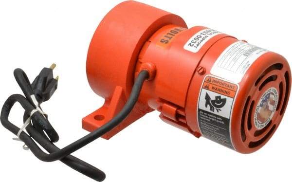 Vibco - 1 Phase, 1.7 Amp, 115 Volt, 7-1/2" Long, Electric Vibrators - 0 to 80 Lbs. Force, 50 Decibels - Eagle Tool & Supply