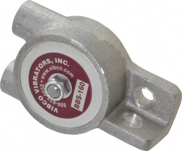 Vibco - 160 Lb. Force, 7 Cubic Feet per Minute, 9,000 RPM, 67 Decibel, Pneumatic Vibrator - 4-1/8" Long x 1-9/16" Wide x 1-1/4" High, 1/4 Port Inlet, 1/4 Port Outlet - Eagle Tool & Supply