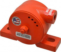 Vibco - ,500 Lb. Force, 10-1/2 Cubic Feet per Minute, 7,200 RPM, 70 Decibel, Pneumatic Vibrator - 5-3/8" Long x 1-1/2" Wide x 3-1/2" High, 1/4 Port Inlet - Eagle Tool & Supply