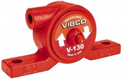 Vibco - 80 Lb. Force, 7-1/2 Cubic Feet per Minute, 19,000 RPM, 72 Decibel, Pneumatic Vibrator - 4-7/8" Long x 15/16" Wide x 2-5/16" High, 1/8 Port Inlet, 1/8 Port Outlet - Eagle Tool & Supply