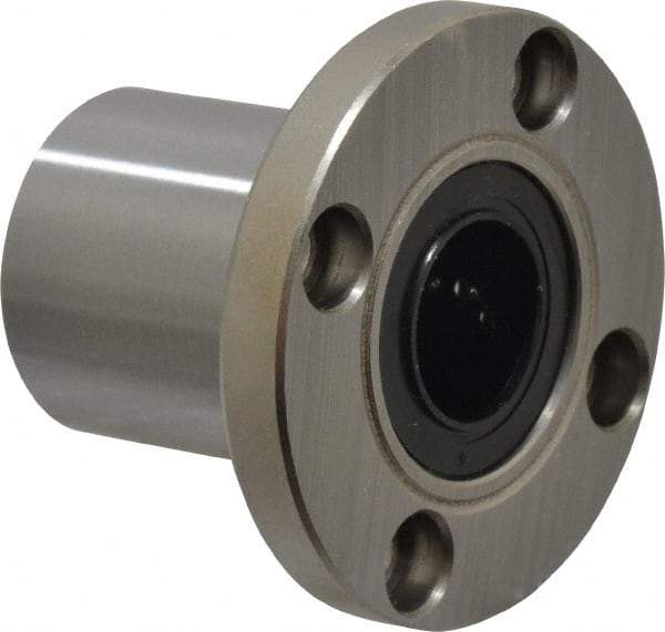 Value Collection - 16mm ID, Round Flanged Single Linear Bearing - 28mm OD - Eagle Tool & Supply