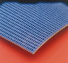 Made in USA - Incline Conveyor Belt - Carboxilated Nitrile Roughtop, 3-Ply, No. 20030230-18 - Eagle Tool & Supply