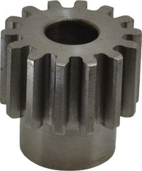 Boston Gear - 12 Pitch, 1.167" Pitch Diam, 14 Tooth Spur Gear - 3/4" Face Width, 1/2" Bore Diam, 0.92" Hub Diam, 14.5° Pressure Angle, Steel - Eagle Tool & Supply