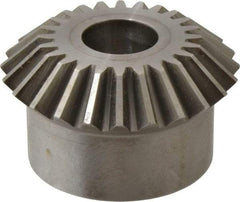 Boston Gear - 8 Pitch, 3" Pitch Diam, 24 Tooth Miter Gear - 0.68" Face Width, 1" Bore Diam, 2-1/2" Hub Diam, 20° Pressure Angle, Steel - Eagle Tool & Supply