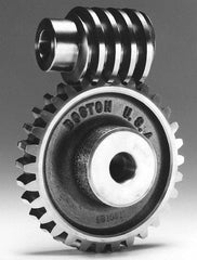 Boston Gear - 12 Pitch, 6.667" Pitch Diam, 80 Tooth Worm Gear - 5/8" Bore Diam, 14.5° Pressure Angle, Bronze - Eagle Tool & Supply