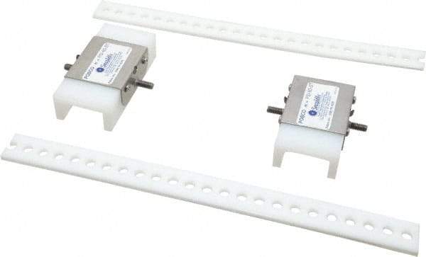 Made in USA - Chain Size 60, Polyethylene, Floating Roller Chain Tensioner - 4" Long - Eagle Tool & Supply