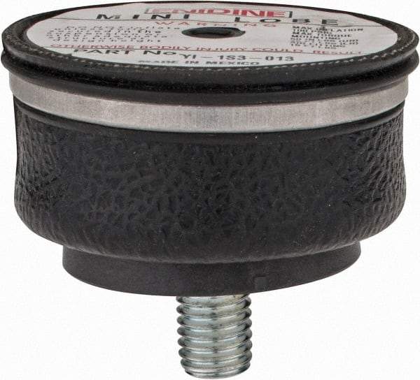 Value Collection - 100 psi Actuation: 140 Lb Ext, 620 Lb Compr, 5/16-18 & 5/8-11, 2.1" Stroke Len, Minisleeve Air Spring - 3.6" Extended Height, 1-1/2" Compressed Height, 3.6" Max OD at 100 psi, 90 to 600 Lb Capacity - Eagle Tool & Supply