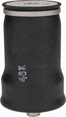 Value Collection - 100 psi Actuation: 330 Lb Ext, 1,160 Lb Compr, 3/8-16 & 3/4-16, 4.9" Stroke Len, Sleeve Air Spring - 7.1" Extended Height, 2.2" Compressed Height, 4.6" Max OD at 100 psi, 160 to 880 Lb Capacity - Eagle Tool & Supply
