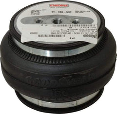 Value Collection - 100 psi Actuation: 880 Lb Ext, 2,115 Lb Compr, 3/8-16 & 3/8-16, 3" Stroke Len, Bellow Single Convolute Air Spring - 4.8" Extended Height, 1.8" Compressed Height, 6-1/2" Max OD at 100 psi, 290 to 1,960 Lb Capacity - Eagle Tool & Supply