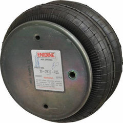 Value Collection - 100 psi Actuation: 2,905 Lb Ext, 9,480 Lb Compr, 3/8-16 & 3/8-16, 7.6" Stroke Len, Bellow Double Convolute Air Spring - 11.1" Extended Height, 3-1/2" Compressed Height, 13" Max OD at 100 psi, 915 to 7,205 Lb Capacity - Eagle Tool & Supply