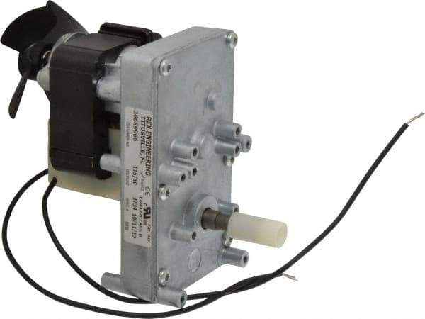 Made in USA - 115 Volt, 2 RPM, 1700:1 Gear Ratio, ESP Gearmotor - 200 Torque - Eagle Tool & Supply