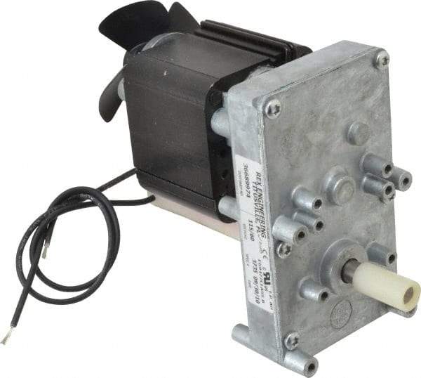 Made in USA - 115 Volt, 5 RPM, 680:1 Gear Ratio, ESP Gearmotor - 250 Torque - Eagle Tool & Supply