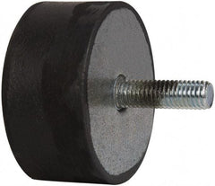 Tech Products - 1815 Lb Capacity, 1/2-13 Plate/Stud Vibration Isolator - 3-1/8" Diam, 1-1/2" High - Eagle Tool & Supply